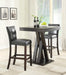 Alberton Upholstered Bar Stools Black and Cappuccino (Set of 2) - Couch Potato Furniture & Mattress (CA) - Multi Location