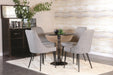 Oswego Round Bistro Dining Table Bronze - Couch Potato Furniture & Mattress (CA) - Multi Location