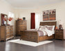 Elk Grove Queen Storage Bed Vintage Bourbon - Couch Potato Furniture & Mattress (CA) - Multi Location