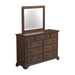Elk Grove 9-drawer Dresser with Jewelry Tray Vintage Bourbon - Couch Potato Furniture & Mattress (CA) - Multi Location