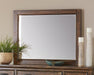 Elk Grove Rectangular Dresser Mirror Vintage Bourbon - Couch Potato Furniture & Mattress (CA) - Multi Location
