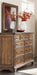Elk Grove Rectangular Dresser Mirror Vintage Bourbon - Couch Potato Furniture & Mattress (CA) - Multi Location