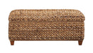 Laughton Hand-Woven Banana Leaf Storage Trunk Amber - Couch Potato Furniture & Mattress (CA) - Multi Location