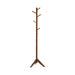Devlin Coat Rack with 6 Hooks Walnut - Couch Potato Furniture & Mattress (CA) - Multi Location