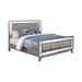 Leighton Full Panel Bed with Mirrored Accents Mercury Metallic - Couch Potato Furniture & Mattress (CA) - Multi Location