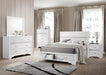 Miranda Eastern King 2-drawer Storage Bed White - Couch Potato Furniture & Mattress (CA) - Multi Location