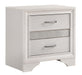 Miranda 2-drawer Nightstand Tray White - Couch Potato Furniture & Mattress (CA) - Multi Location