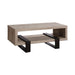 Dinard Coffee Table with Shelf Grey Driftwood - Couch Potato Furniture & Mattress (CA) - Multi Location