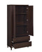 Wadeline 2-door Tall Accent Cabinet Rustic Tobacco - Couch Potato Furniture & Mattress (CA) - Multi Location