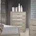 Beaumont 5-drawer Rectangular Chest Champagne - Couch Potato Furniture & Mattress (CA) - Multi Location