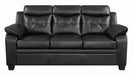 Finley Tufted Upholstered Sofa Black - Couch Potato Furniture & Mattress (CA) - Multi Location