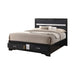 Miranda Queen 2-drawer Storage Bed Black - Couch Potato Furniture & Mattress (CA) - Multi Location