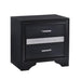 Miranda 2-drawer Nightstand Tray Black - Couch Potato Furniture & Mattress (CA) - Multi Location