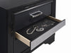 Miranda 2-drawer Nightstand Tray Black - Couch Potato Furniture & Mattress (CA) - Multi Location