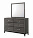 Watson Dresser Mirror Grey Oak - Couch Potato Furniture & Mattress (CA) - Multi Location