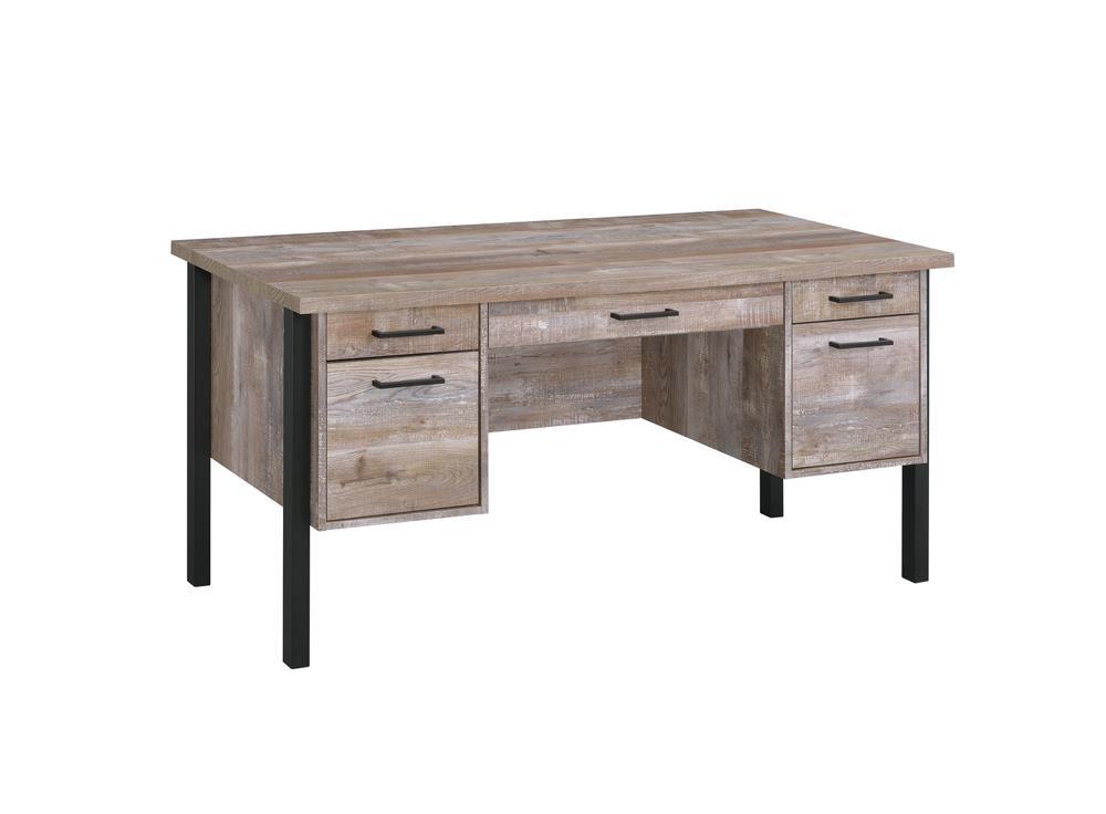 Weathered Oak / Black