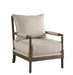 Blanchett Cushion Back Accent Chair Beige and Natural - Couch Potato Furniture & Mattress (CA) - Multi Location