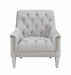 Avonlea Sloped Arm Tufted Chair Grey - Couch Potato Furniture & Mattress (CA) - Multi Location