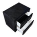 Deanna 2-drawer Rectangular Nightstand Black - Couch Potato Furniture & Mattress (CA) - Multi Location
