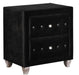 Deanna 2-drawer Rectangular Nightstand Black - Couch Potato Furniture & Mattress (CA) - Multi Location