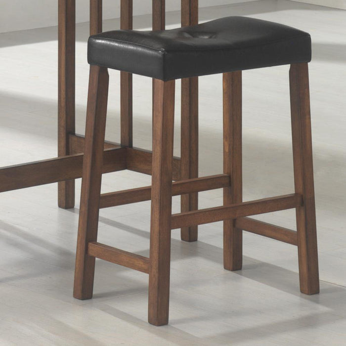 Oleander 3-piece Counter Height Dining Table Set Nut Brown - Couch Potato Furniture & Mattress (CA) - Multi Location