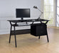 Weaving 2-drawer Computer Desk Black - Couch Potato Furniture & Mattress (CA) - Multi Location