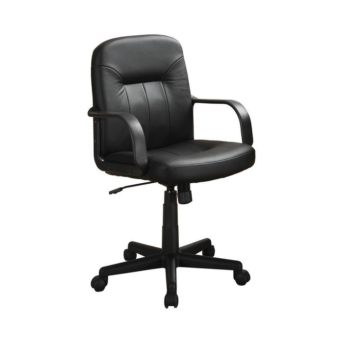 Minato Adjustable Height Office Chair Black - Couch Potato Furniture & Mattress (CA) - Multi Location