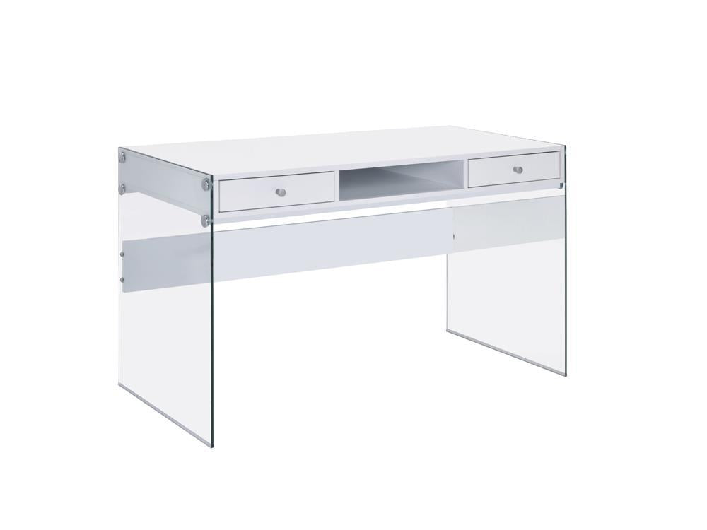 White High Gloss / Clear