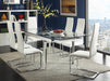 Montclair High Back Dining Chairs Black and Chrome (Set of 4) - Couch Potato Furniture & Mattress (CA) - Multi Location