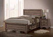 Kauffman Queen Storage Bed Washed Taupe - Couch Potato Furniture & Mattress (CA) - Multi Location