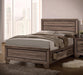 Kauffman Queen Panel Bed Washed Taupe - Couch Potato Furniture & Mattress (CA) - Multi Location