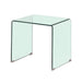 Ripley Square End Table Clear - Couch Potato Furniture & Mattress (CA) - Multi Location