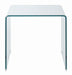 Ripley Square End Table Clear - Couch Potato Furniture & Mattress (CA) - Multi Location