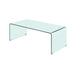 Ripley Rectangular Coffee Table Clear - Couch Potato Furniture & Mattress (CA) - Multi Location