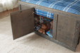 Wrangle Hill Twin Storage Bed Gun Smoke - Couch Potato Furniture & Mattress (CA) - Multi Location