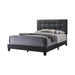 Mapes Upholstered Tufted Full Bed Charcoal - Couch Potato Furniture & Mattress (CA) - Multi Location
