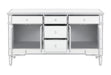 Duchess 5-drawer Accent Cabinet Silver - Couch Potato Furniture & Mattress (CA) - Multi Location