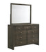 Serenity Rectangular Dresser Mirror Mod Grey - Couch Potato Furniture & Mattress (CA) - Multi Location