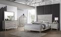 Ramon Queen Panel Bed Metallic Sterling - Couch Potato Furniture & Mattress (CA) - Multi Location