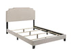 Tamarac Upholstered Nailhead Full Bed Beige - Couch Potato Furniture & Mattress (CA) - Multi Location