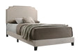 Tamarac Upholstered Nailhead Full Bed Beige - Couch Potato Furniture & Mattress (CA) - Multi Location