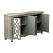 Melanie 4-door Accent Cabinet Antique White - Couch Potato Furniture & Mattress (CA) - Multi Location