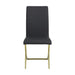 Carmelia Upholstered Side Chairs Black (Set of 4) - Couch Potato Furniture & Mattress (CA) - Multi Location