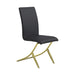 Carmelia Upholstered Side Chairs Black (Set of 4) - Couch Potato Furniture & Mattress (CA) - Multi Location