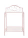 Massi 1-shelf Nightstand with Glass Top Powder Pink - Couch Potato Furniture & Mattress (CA) - Multi Location