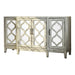 Mckellen 4-door Accent Cabinet Antique White - Couch Potato Furniture & Mattress (CA) - Multi Location