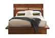 Winslow California King Bed Smokey Walnut and Coffee Bean - Couch Potato Furniture & Mattress (CA) - Multi Location