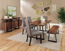 Ditman Live Edge Dining Bench Grey Sheesham and Black - Couch Potato Furniture & Mattress (CA) - Multi Location