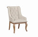 Brockway Tufted Arm Chairs Cream and Barley Brown (Set of 2) - Couch Potato Furniture & Mattress (CA) - Multi Location