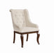 Brockway Tufted Arm Chairs Cream and Antique Java (Set of 2) - Couch Potato Furniture & Mattress (CA) - Multi Location